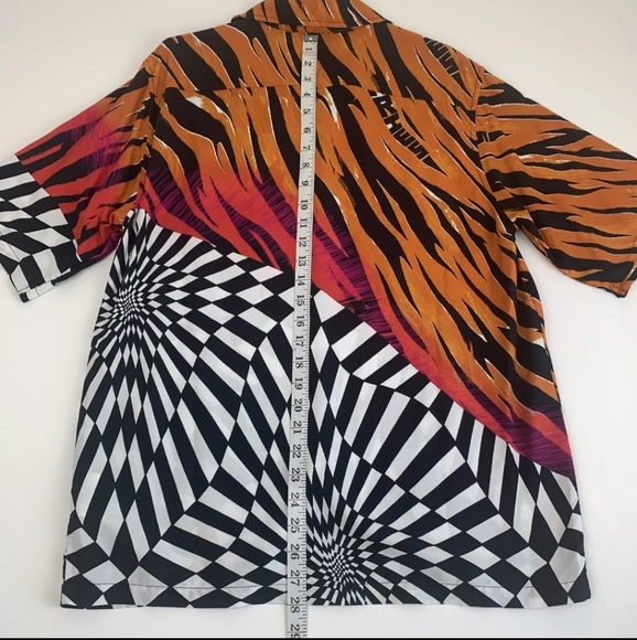 Vans Vault x Aries Distorted Pattern button Unisex Shirt - Picture 10 of 10